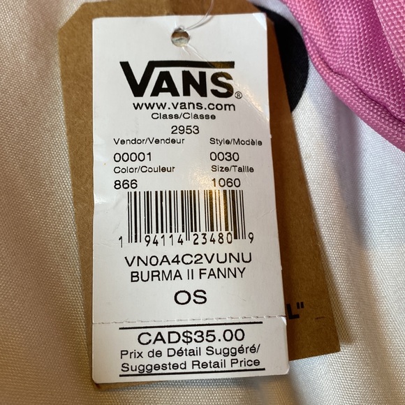 Vans Burma 11 Fanny pack NWT - Picture 5 of 5